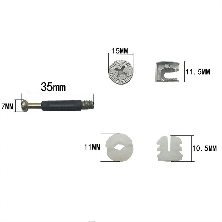wholesale Furniture Joint Cam Connector 12mm X 10mm For Cabinet