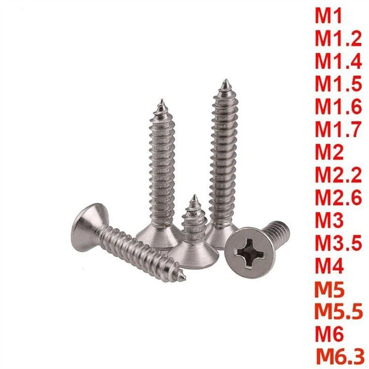 Phillips Pan Head Self-tapping Screws Sizes suppliers